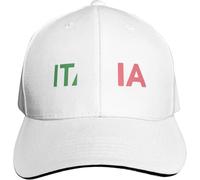 Casquette De Baseball Italie Drapeau Italien Casquettes De Golf Vintage Trucker Caps Anti UV Baseball Cap pour Outdoo Camping Randonnée