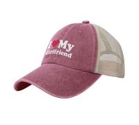 Casquette De Baseball J'aime Ma Petite Amie Baseball Cap Classic Casquettes De Golf Réglable Trucker Caps pour Camping Randonnée Running