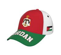 Casquette de baseball jordanaise avec drapeau jordanais pour homme adulte chapeau patriotisme supporter casquettes de football noir, #1443, taille unique