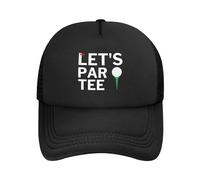 Casquette De Baseball Jouons Au Golf par Tee Bord Plat Casquettes Classic Trucker Caps Vintage Casquettes De Golf pour Camping Randonnée Running