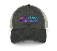 Casquette de Baseball L’Amour n’est Pas Une faiblesse - Arc-en-Ciel B Chapeaux drôles Casquettes de pêche Homme Casquette d’Homme de Luxe pour Les Femmes Cadeaux de Sport PLeisure pour Hommes