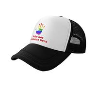 Casquette De Baseball La Haine n'a Pas Sa Place Ici l'amour Est l'amour Bord Plat Casquettes Réglable Baseball Cap Classic Casquettes De Golf pour Camping Randonnée Outdoo