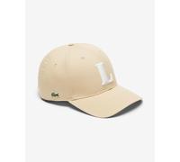 Casquette de baseball Lacoste 3D beige blanc - L