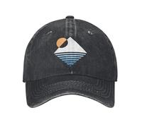 Casquette de Baseball lavée Snow Mountain Sunset Summer Trucker Hat pour Unisexe-Teens Snow Mountain Outdoor Sport Sun Baseball Caps