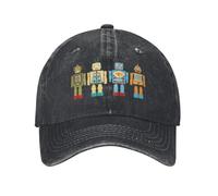 Casquette de Baseball lavée The Wild Robots Casquette de Camionneur d’été pour Les Femmes Hommes Nous Sommes des Robots Streetwear Sports de Plein air Casquettes de Baseball de Soleil