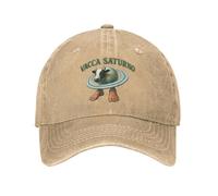 Casquette de Baseball lavée Vacca Saturno Vache Planète Été Hip Hop Chapeaux pour Hommes Drôle Brainrot y2k Sports de Plein air Soleil Snapback Cap