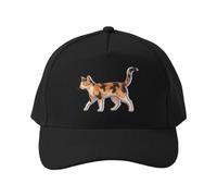 Casquette de Baseball Le Chat de Schrödinger : Vivant ou Mort ? Casquette de Baseball d'été en sergé de Coton Noir à visière courbée Ajustable