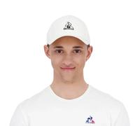 Le Coq Sportif - ESS Casquette N°2 - Coton Polyester Mixte Léger - Coupe Confortable et Respirante - pour Usage Quotidien Sportif - Taille L/XL - Coloris écru