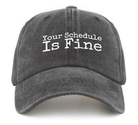 Casquette De Baseball Le Meilleur Qui Ne Veut Rien Votre Emploi du Temps Est Parfait Papa Anniversaire Mari Oncle Trucker Caps Vintage Casquettes De Golf Réglable Baseball Cap pour Camping