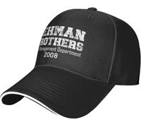 Casquette de Baseball Lehmans Brothers Risk Management Department Trucker Hat Casquette de Golf Unisexe Hip Hop Casual Outdoor Sunshade Gift Cool