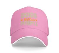 Casquette De Baseball Les Chiens Et Les Gens Viennent Bien Chapeau Sandwich Légère Mode Casquette Unisexe, pour Plage, Extérieur, Les Loisirs, 55-59cm
