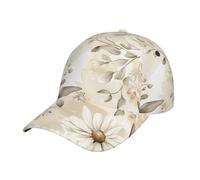 Casquette De Baseball Lines of Flowers Pattern Casquettes De Golf Vintage Trucker Caps Adjustable Baseball Cap pour Cyclisme Running Outdoo