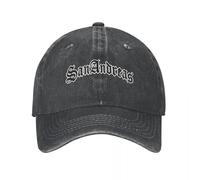 Casquette de Baseball Logo Classique GTA San Andreas Style Unisexe Denim Vieilli Soleil Course de Golf extérieure Décorations Sportives Ajustables