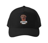 Casquette de Baseball Maman Setter Irlandais - Poils Roux, Grand cœur, Esprit Sauvage. Casquette de Camping légère pour Les Amoureux des Animaux.