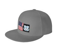 Casquette De Baseball Marque des Garde-Côtes Américains Et De L'Amérique Sports Chapeau Respirante Baseball Cap Unisexe Trucker Hat pour Golf Badminton Voyage