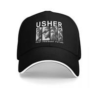 Casquette de Baseball Masculine, tournée Usher 2024 Passé, Présent Futur, Casquettes de Baseball Tendance Casquettes Unisex de qualité