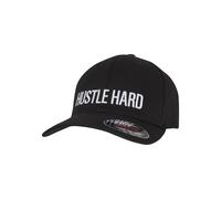 Mister Tee Casquette 'Hustle' noir / blanc, Taille 56-57