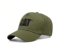 Casquette de Baseball Mixte Ca.ter-pillar, Chapeau de Baseball Stylée Unisexe Sport, Casquette de Running Plein Aire et Les Loisirs(Green)