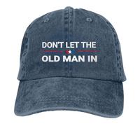 Casquette De Baseball Ne Laissez Pas Le Vieil Homme Entrer dans L'Entraînement Vieil Homme À La Mode Bord Plat Casquettes Vintage Baseball Cap Respirante Casquettes De Golf pour Camping Outdoo