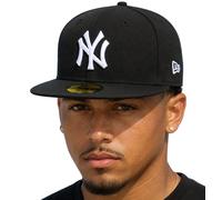Casquette De Baseball New Era 59Fifty Noire/Blanche Des New York Yankees
