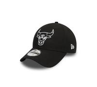 New Era Casquette NBA Chicago Bulls Essential Outline 9FORTY Noir