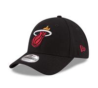 New Era Casquette 9Forty Réglable à visière courbée Miami Heats Noir Taille unique