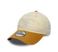 New Era Casquette de baseball 9Twenty Mini Logo Washed Contrast Beige Taille unique
