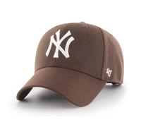 47 Brand Casquette MLB New York Yankees MVP Snapback Marron/Blanc Taille 55-60