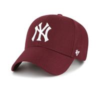 47 Brand Cap with a Visor, Burgundy, One Size Unisex