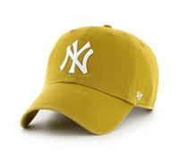 47 Brand Casquette New York Yankees MLB Clean Up Marron doré Réglable