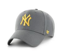 47 Brand Casquette de baseball New York Yankees MLB MVP Snapback réglable Gris TU