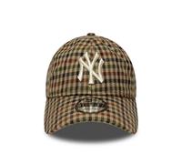 Casquette de baseball New York Yankees New Era Check 9Twenty Beige TU