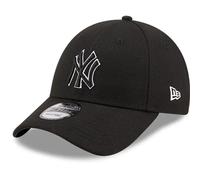 New Era Casquette Pop Outline Forty Visière incurvée Noir Logo New York Yankees