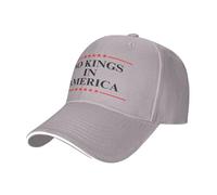 Casquette de Baseball « No King in America » avec Drapeau, pour sauver la démocratie