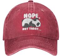 Casquette De Baseball Non, Pas Aujourd'hui Chapeau De Golf Anti-Soleil Réglable Casquette Unisexe, pour Extérieur, Camping, La Course, 55-59cm