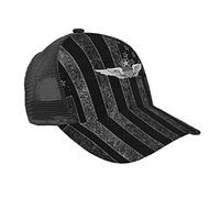 Casquette De Baseball Older American Flag Army Master Baseball Cap Légère Trucker Hat Unisexe Chapeau Soleil pour Camping Athlétique Badminton