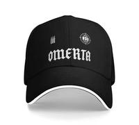 Casquette de Baseball Omerta 47 Casquette de Baseball Vintage pour Hommes et Femmes - Chapeau rétro en Polyester léger réglable avec Lettrage Gothique et emblème Cadeau de Sport