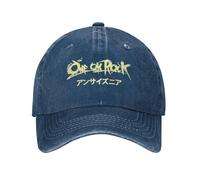 Casquette de Baseball One ok Rock Tulisan Japon s Vintage Détressé Denim Snapback Hut für Männer Frauen Outdoor-Aktivitäten Caps Hut Cadeaux de Sport de Vacances