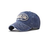 Casquette de baseball originale de la Nouvelle-Orléans en coton pour femmes et hommes - Style vintage - Pour sports de plein air - Style décontracté