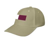Casquette de Baseball Patriotique avec Drapeau Qatar,Unisexe,Ajustable,Souple et décontractée,idéale pour Les activités de Plein air