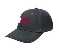 Casquette de Baseball Patriotique avec Drapeau Qatar,Unisexe,Ajustable,Souple et décontractée,idéale pour Les activités de Plein air