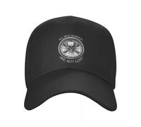 Casquette de baseball personnalisée All Who Wander are Not Lost Casquette de baseball réglable pour homme et femme Tête de mort Squelette Papa Chapeau de sport Cadeau