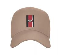 Casquette de baseball personnalisée Mass Effect N7 Casquette de baseball pour homme et femme Réglable Alliance Militaire Jeu vidéo Chapeau de camionneur Cadeau d'extérieur