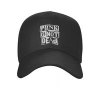 Casquette de baseball personnalisée Punk is Not Dead Casquette de baseball Hip Hop Hommes Femmes Réglable Heavy Metal Music Trucker Chapeau Cadeau d'été