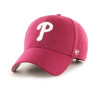 47 Brand Casquette Philadelphia Phillies MVP MLB Visière courbée Réglable Rouge cardinal