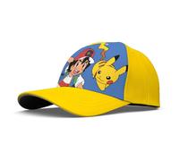 Casquette De Baseball Pokemon Ash Ketchum Pour Enfants 3-8 Ans Jaune