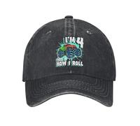 Casquette de Baseball Polyvalente Classique 4 Ans Garçon Monster Truck Fête d’Anniversaire 4ème Garçons Casual Printemps Trucker Chapeau Chapeaux Femmes Hommes PLeisure Sports Cadeaux