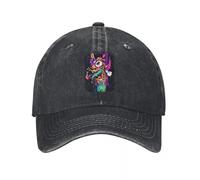 Casquette de Baseball Polyvalente Classique avec Impression Ren and Stimpy Trippy Demin Cap Outdoor Adventures Golf Hat Men PLeisure Sports Gifts