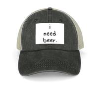 Casquette de Baseball Polyvalente Classique avec Maille Respirante j’AI Besoin de bière Chapeau de Grande Taille pour Hommes de Golf Cadeaux de Sport de Luxe pour Femmes