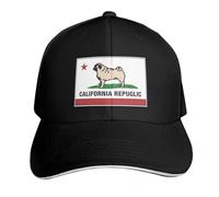 Casquette de Baseball Polyvalente Classique California Repuglic avec Ube Le Carlin Chapeau de Designer Casquette de pêche Designer Man Women’s PLeisure Cadeaux de Sport